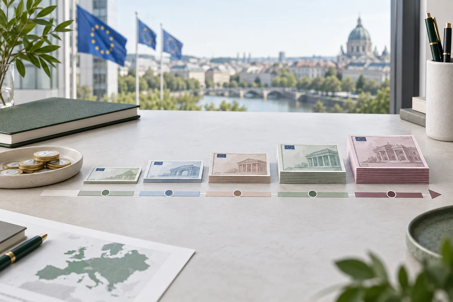 Illustration de l’allongement progressif des maturités dans un portefeuille monétaire en euro